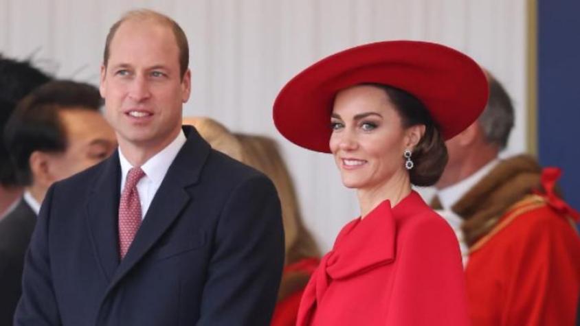 Kate Middleton y William - AFP