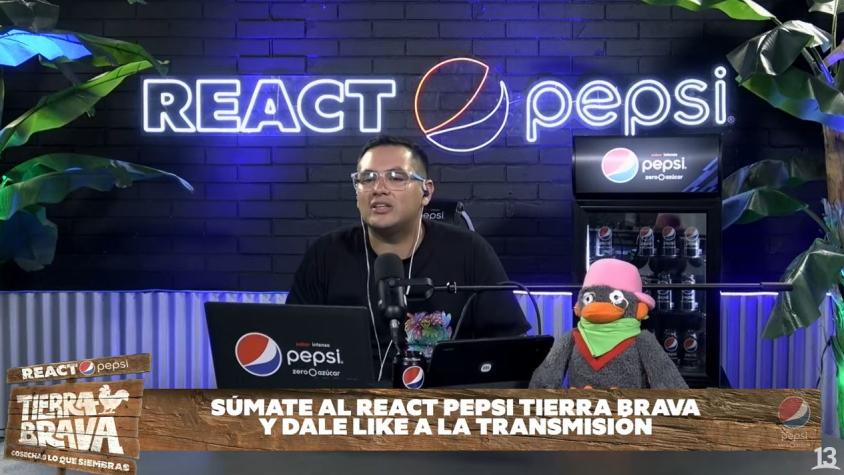 Tomás Pardo reacciona a Tierra Brava en el React Pepsi.