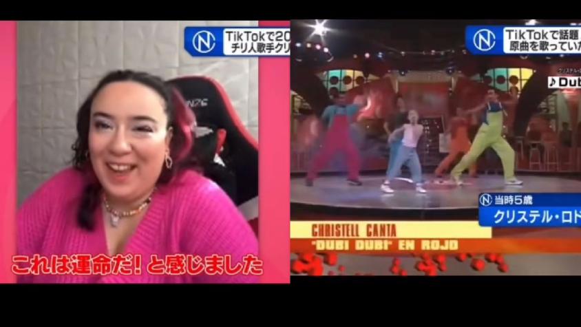 ¡Internacional! Christell llegó a la TV de Japón por el éxito de su canción Dubidubidu