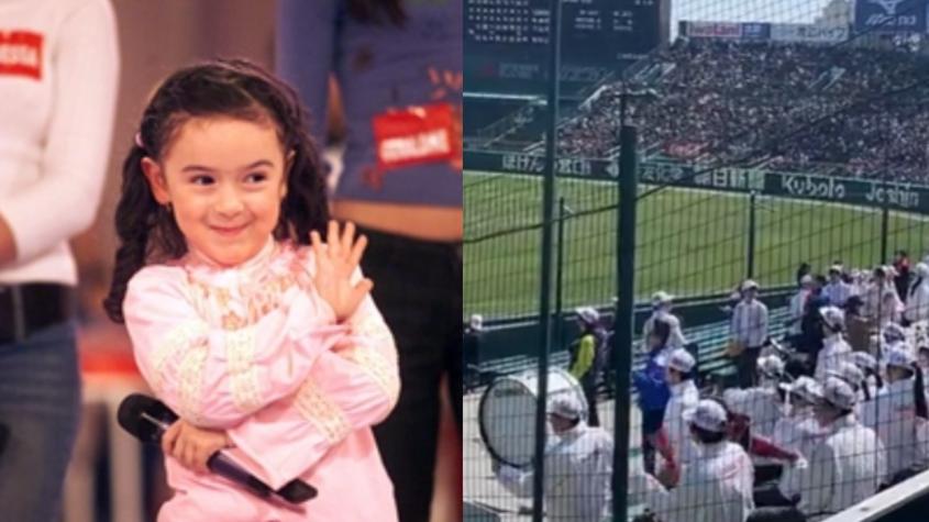 ¡Todo un éxito! Banda de un colegio en Japón interpreta Dubidubidu de Christell en partido de béisbol