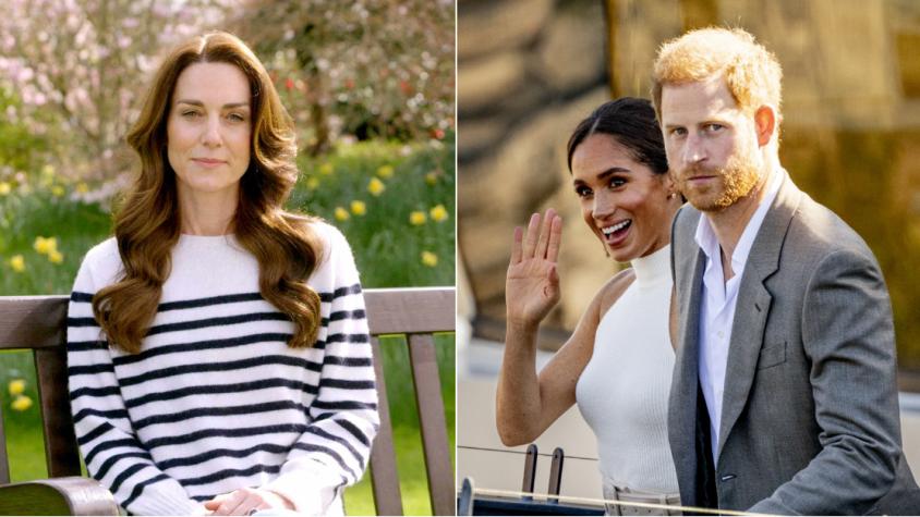 Medios aseguran que Meghan y Harry intentaron comunicarse en privado con Kate Middleton