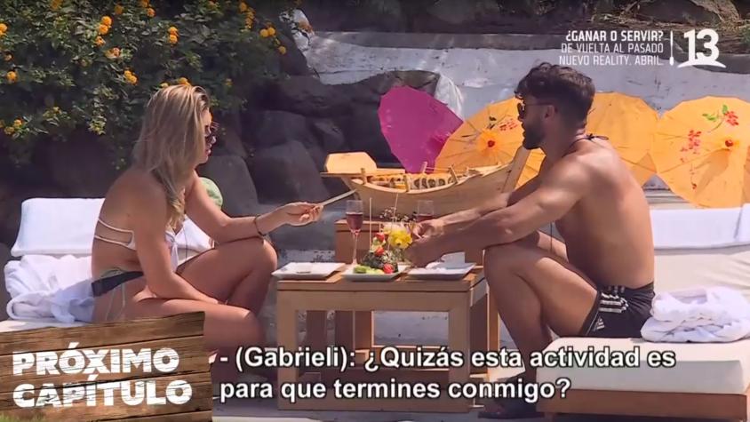 "Quiero un respiro...": Fabio le pedirá un tiempo a Gabrieli por estar agotado de sus celos
