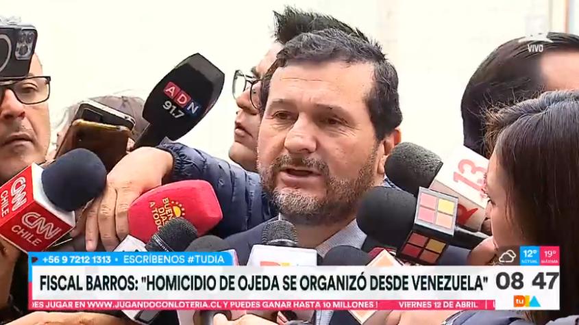Fiscal Barros confirma que la muerte de Teniente Ronald Ojeda se organizó en Venezuela 