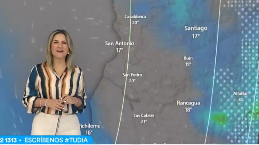 ¿Hay que sacar los paraguas? Michelle Adam pronostica posibles lluvias en la Región Metropolitana