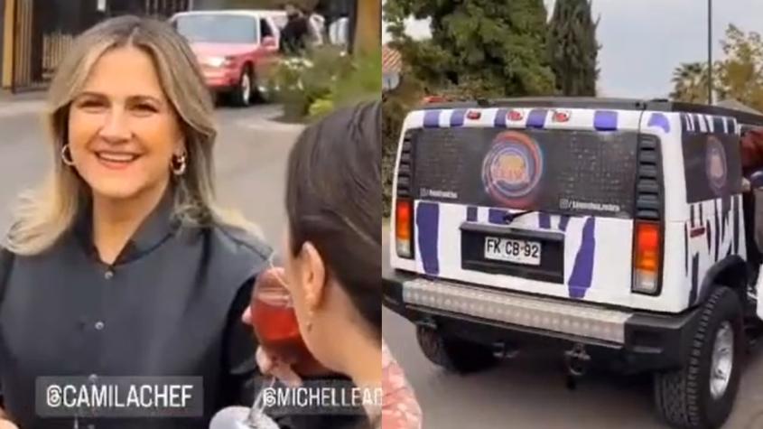 Hasta con limusinas: Así fue la pagada de piso de Michelle Adam al equipo de "Tu Día"