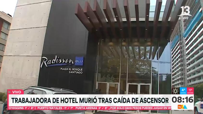 Trabajadora de 37 años muere tras caída de ascensor en hotel de Las Condes