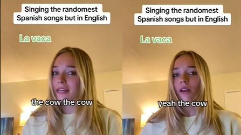 Tiktoker estadounidense traduce al inglés una icónica canción latina y se volvió viral
