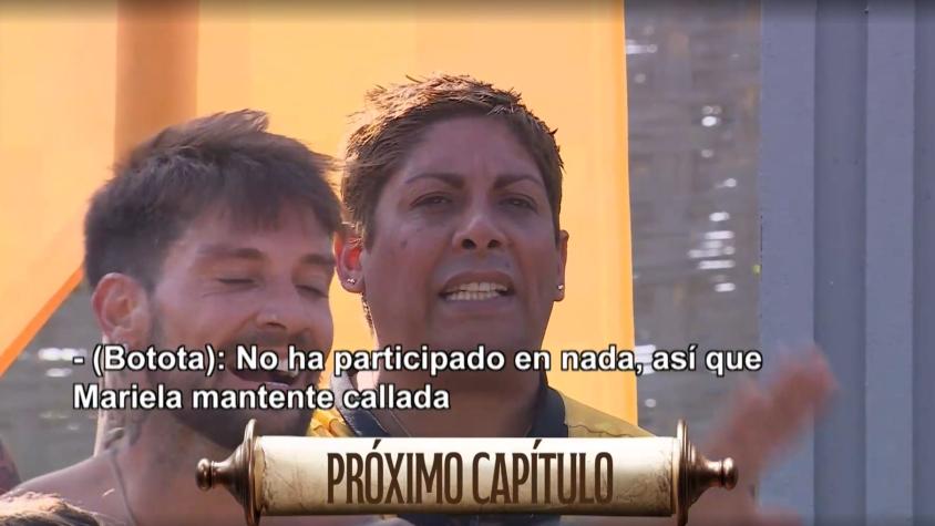 Botota desatará su furia a gritos contra Mariela: "¡Mantente callada!"