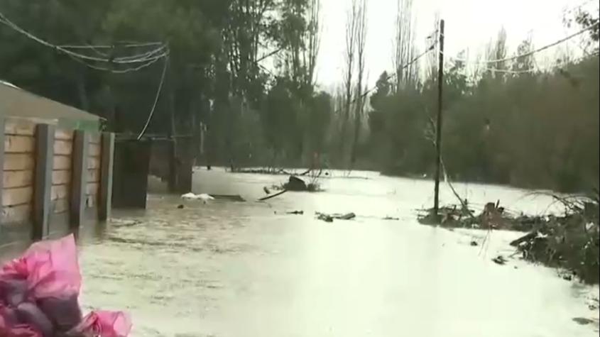 Desborde Río Andalién, Santa Rita, Concepción