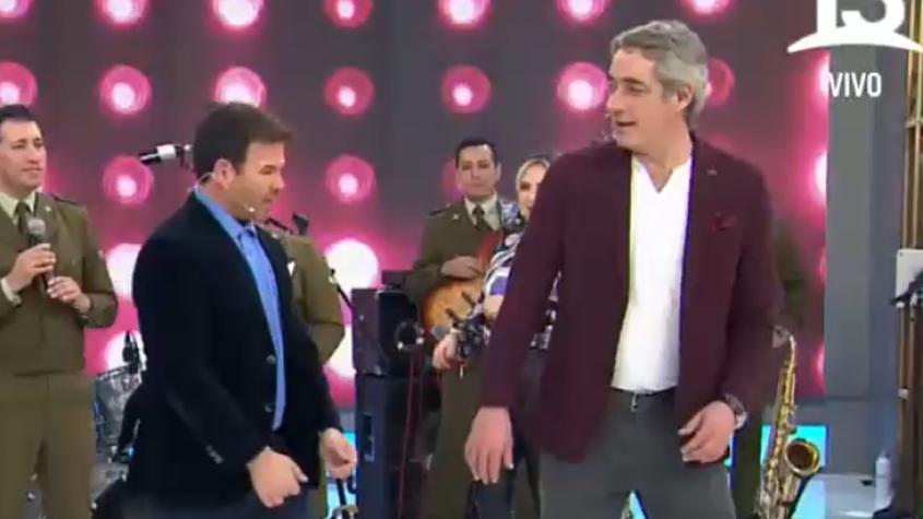 José Luis Repenning y Nacho Gutiérrez sacaron los pasos prohibidos al ritmo de Chayanne