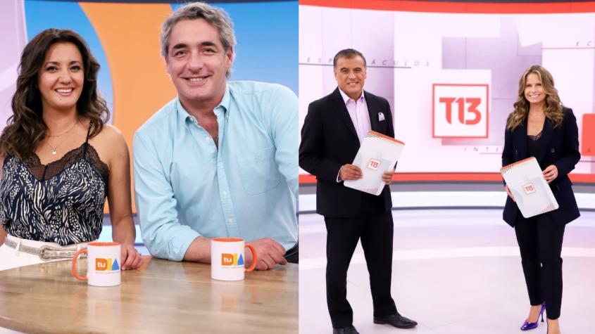 Canal 13 lidera: "Tu Día" es mejor matinal de la TV chilena y "Teletrece central" aumenta en preferencia
