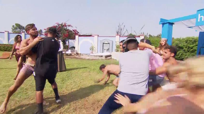 Sacó la peor parte: el golpe que recibió Botota en la pelea de Pangal y Luis