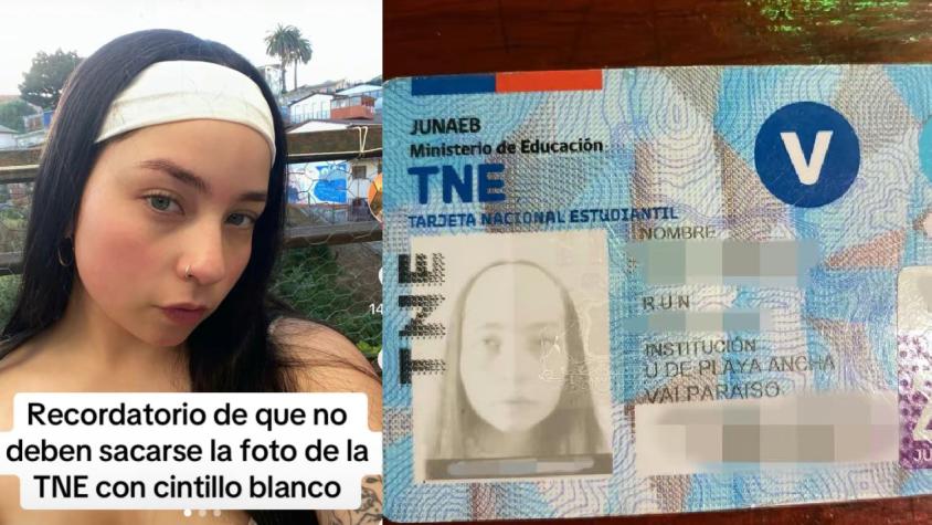 Utilizó un cintillo blanco: Estudiante se volvió viral tras fallida foto para la TNE