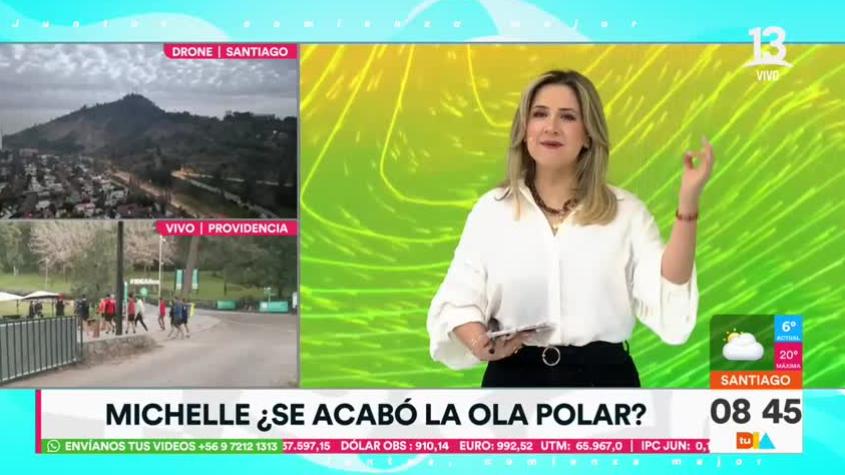 ¿Se acabó la ola polar? Esto fue lo que dijo Michelle Adam en ‘Tu Día’