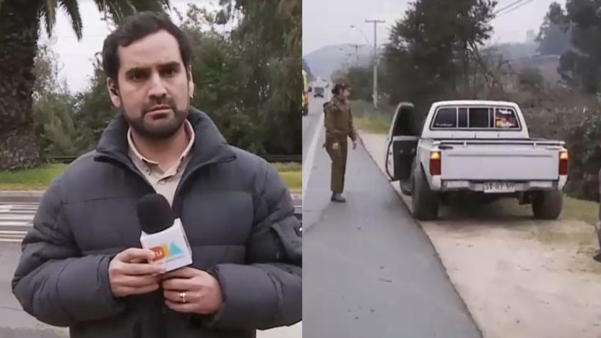 Amenazan al equipo de "Tu Día" que reportaba la desaparición de una mujer en Limache