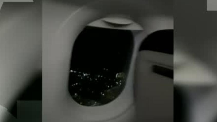 Así fueron las fuertes turbulencias en un avión que viajaba de Calama a Santiago por el intenso viento
