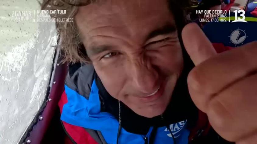 Claudio Iturra visitó "La Muralla de Hielo" y no contuvo la emoción: "oye miren qué lindo"