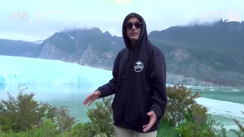 Claudio Iturra visitó el mirador del Glaciar San Rafael y quedó maravillado con su hermosura