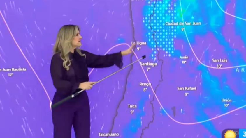 Lluvia en la Región Metropolitana: Michelle Adam revela cuándo y en qué comunas precipitará