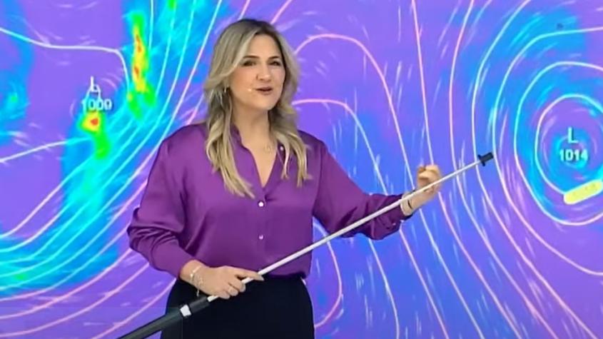 Michelle Adam informa a qué hora lloverá mañana miércoles 21 de agosto en la región Metropolitana