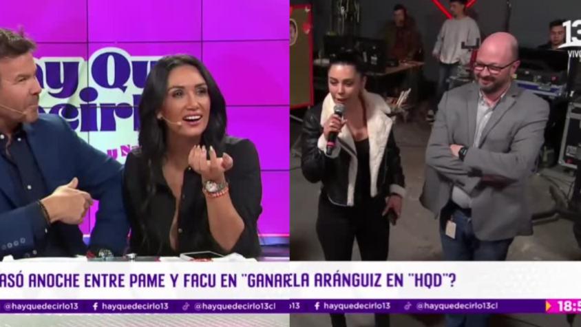 Daniela Aránguiz apareció de improviso en el estudio de 'Hay que Decirlo' para 'encarar' a Pamela Díaz 