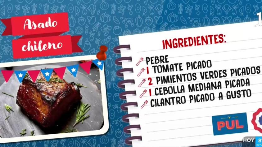 Receta asado chileno