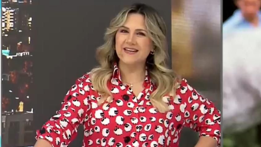 Michelle Adam sorprende con una blusa similar a un icónico chaleco de Lady Di