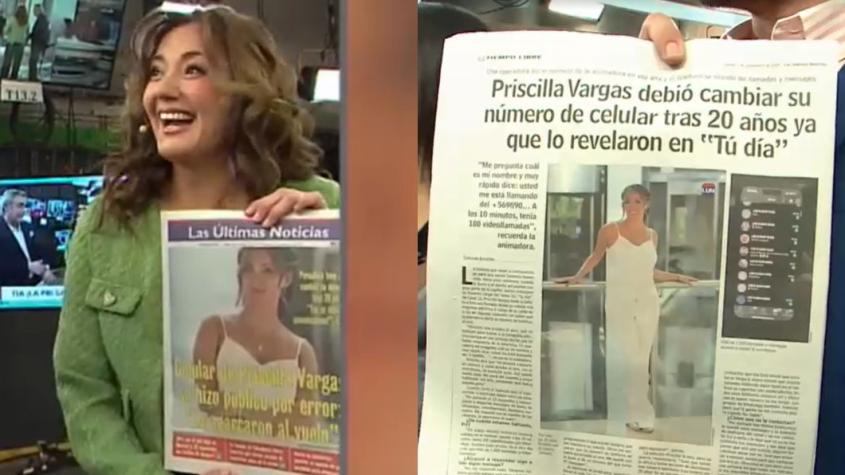 Priscilla Vargas es portada de reconocido diario tras chascarro televisivo en el matinal