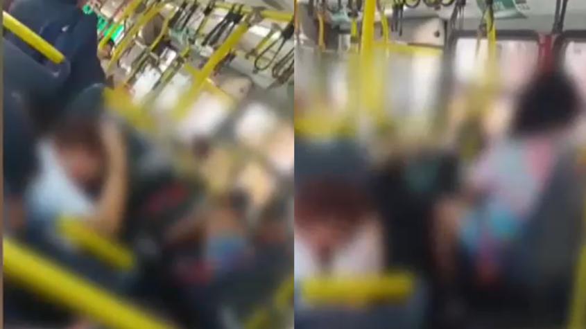 Balacera en bus RED: Joven usó a pasajera como escudo humano