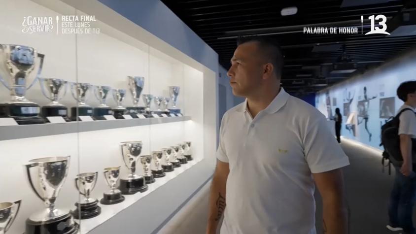 Marcelo Kiwi visitó el Santiago Bernabéu junto al "Chuncho", creador de un equipo de chilenos en España en "Siempre hay un Chileno"