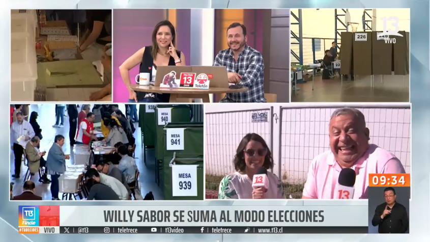 "Nos echaron ca.....": El gracioso momento que tuvieron Willy Sabor y Chantal Aguilar en su despacho en T13 Finde