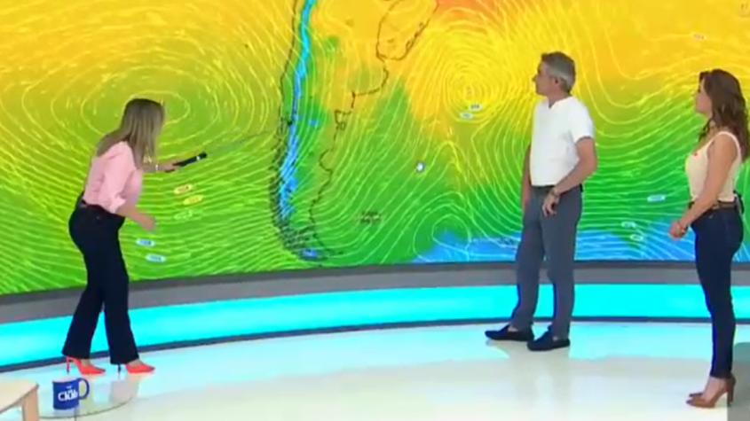 Michelle Adam entrega el pronóstico del tiempo para el sábado 26 y domingo 27