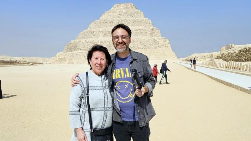 Marcelo Kiwi en "Siempre hay un Chileno", conoce la primera pirámide de Egipto, construida hace más de 4.000 años