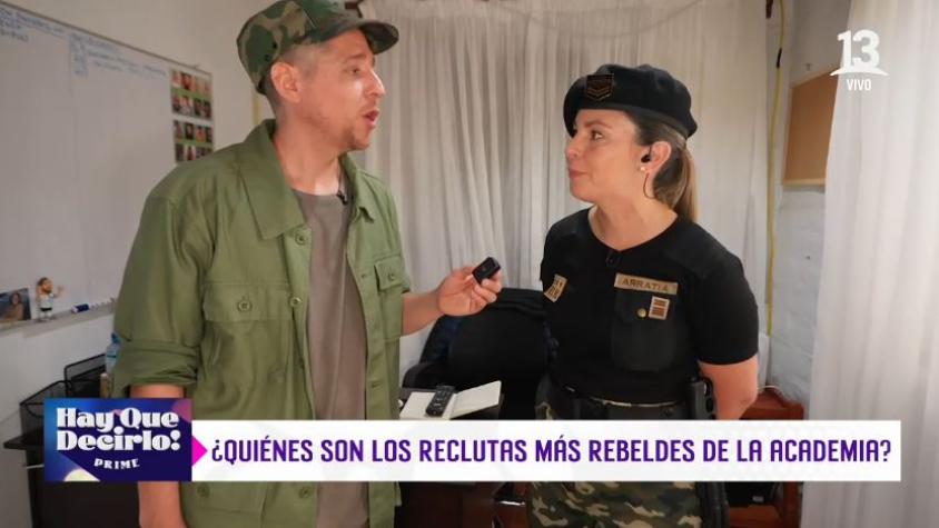 Comandante Arratia reveló quiénes son los reclutas más rebeldes del próximo reality "Palabra de Honor"