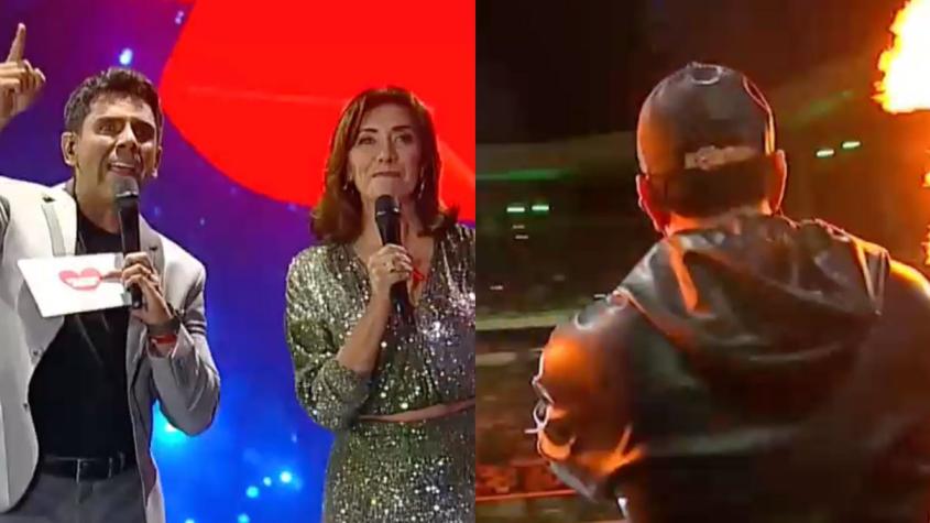 Juan Pablo Queraltó y Carmen Gloria Arroyo se equivocaron de nombre al presentar a cantante de reggaetón 