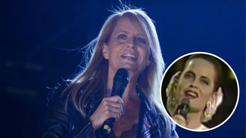 Cantó en vivo: Así fue la primera participación Cecilia Bolocco en la Teletón