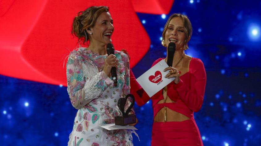 El chascarro de Julia Vial que no pasó desapercibido en el cierre de la Teletón 2024: Diana Bolocco la corrigió en vivo