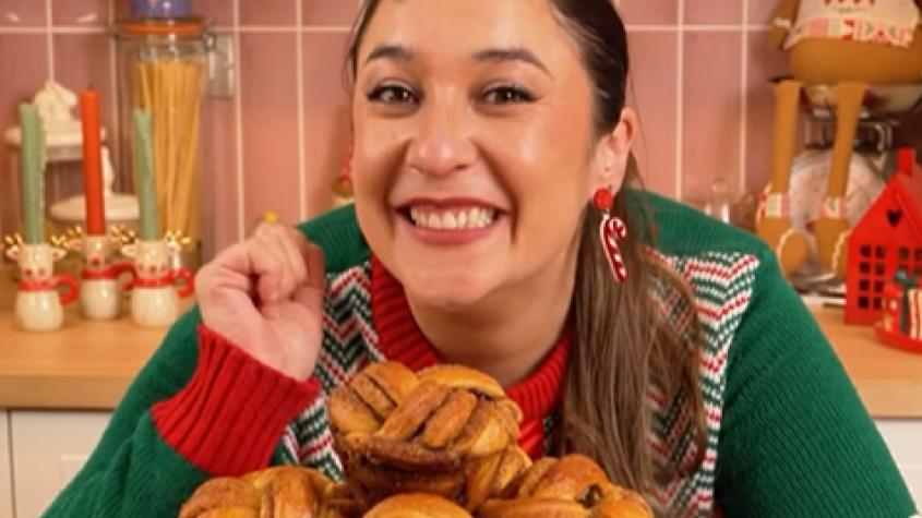  ¡Se disfrazó de Viejita Pascuera! Así fue la celebración de Navidad de Cami Chef