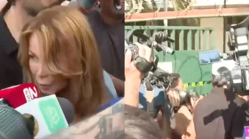 Este fue el único comentario que hizo Cathy Barriga al llegar a la cárcel