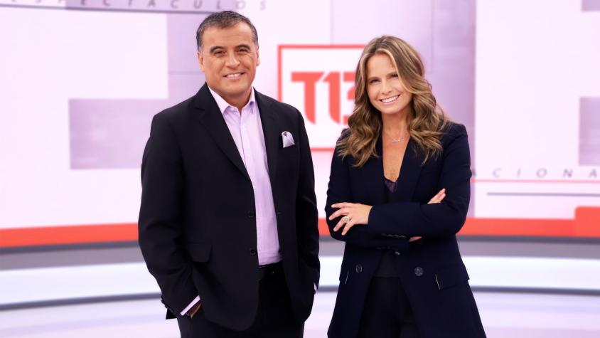 Ramón Ulloa y Soledad Onetto lideran el ranking de los rostros televisivos mejor evaluados en Chile según estudio Cadem 5C
