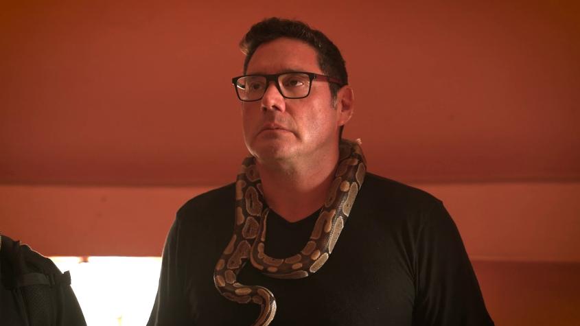 Pancho Saavedra tendrá que vencer su miedo a las serpientes colocándose una pitón en sus hombros