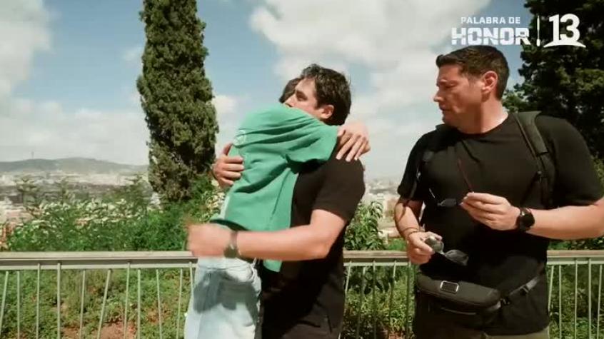 El gracioso encuentro de Jorge Zabaleta con Nicolás Vigneaux, un viejo conocido de las teleseries