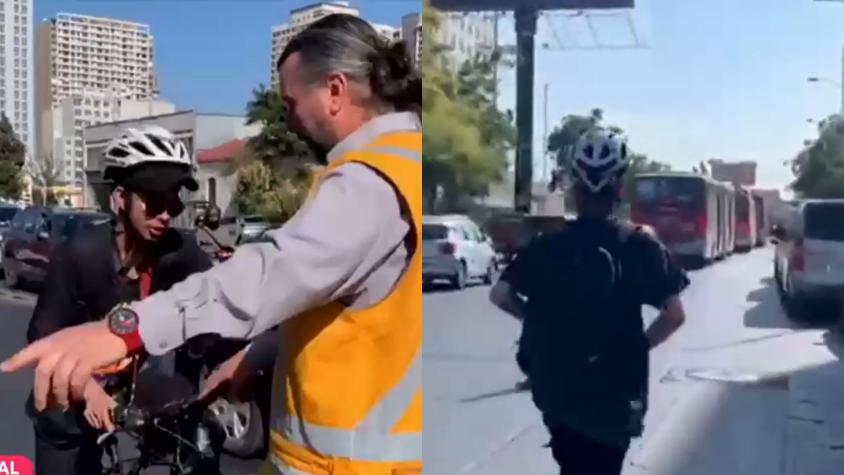 El viral del día: Hombre abandona "moto mosquito" en plena fiscalización