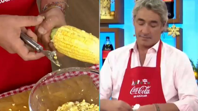 "Hasta aquí llegué yo": José Luis Repenning sufre pequeño corte mientras cocinaba en "Tu Día"