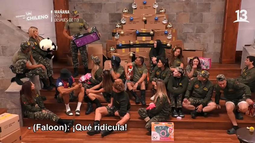 Tenso cruce de palabras entre Faloon y Yuli Cagna en actividad de navidad