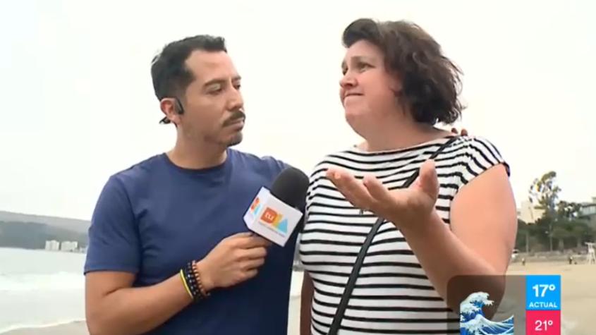 Chilena se emociona ante las cámaras de "Tu Día" al reencontrarse con el mar luego de 20 años viviendo en Estados Unidos