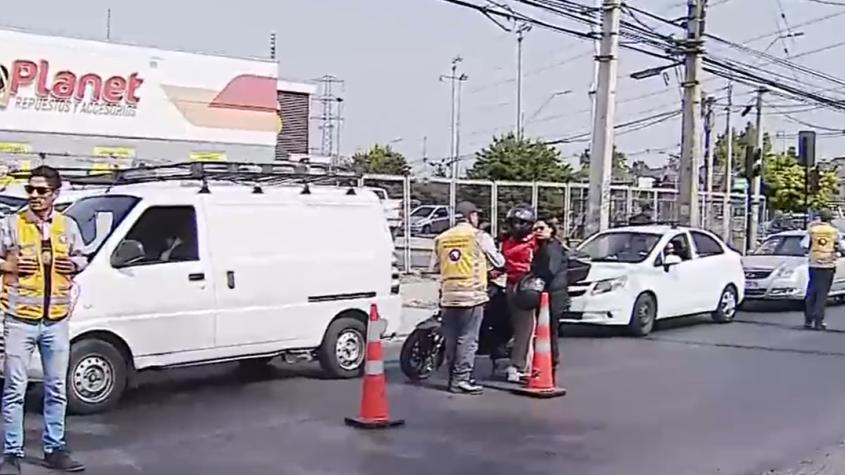 Se registran disparos en medio de una fiscalización de vehículos en Quilicura