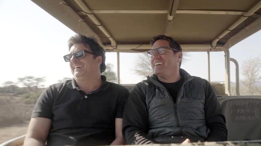 Pancho y Jorge se maravillaron al visitar un safari en Namibia 