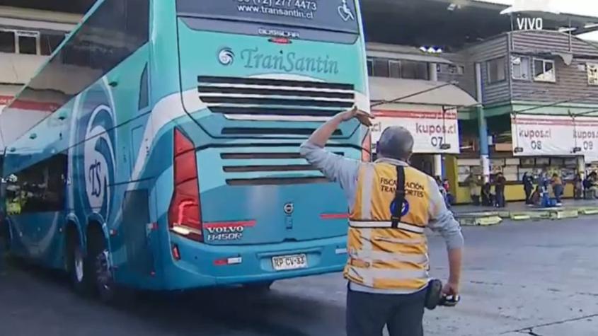 Estricta fiscalización de buses: Estos son los aspectos en que se están fijando las autoridades