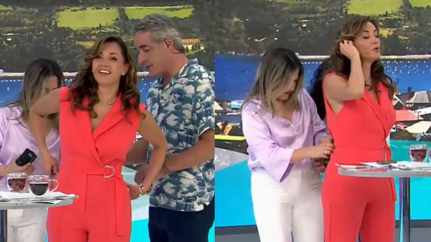 Priscilla Vargas inició el "Tu Día" de este martes con un pequeño inconveniente: "Se me cayó todo"